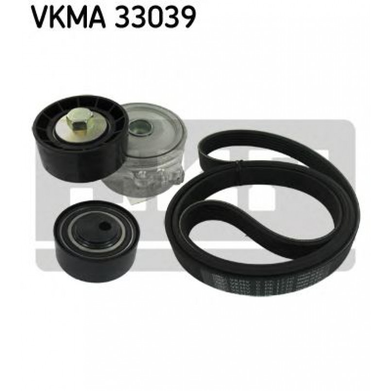 VKMA 33039 SKF Комплект доріжкового ремня (ролик, ремінь)